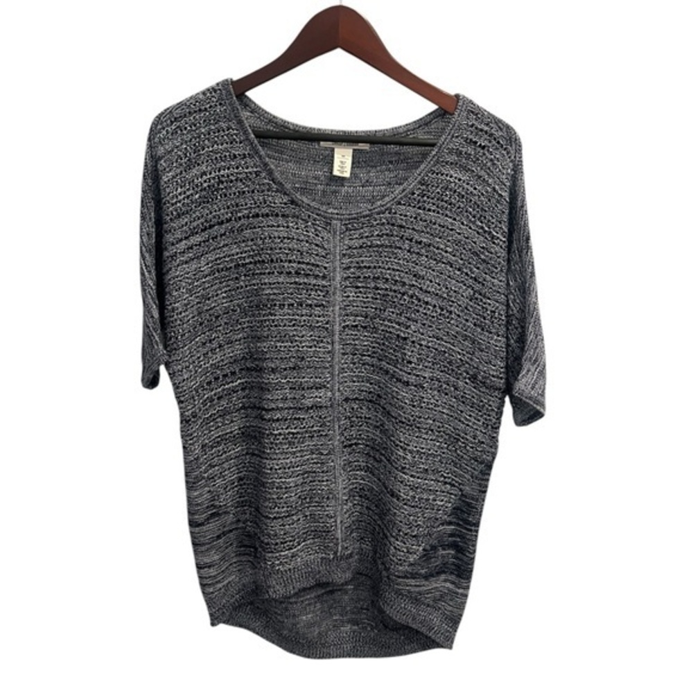 White House Black Market Blue Knitted Tunic Size XS